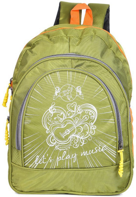 

TT Bags Backpack for Boys and Girls - Green 20 L Backpack(Green)