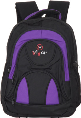 

Vigor ROUND SHAPE 30 L Backpack(Black, Purple), Red & white