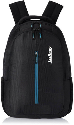 LeeRooy MN-Canvas 30 Ltr Black School Bag Backpack For Unisex Backpack(Black, 23 L)