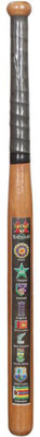 

GLS Red Wooden Baseball Bat Willow Baseball Bat(30 inch, 300-400)