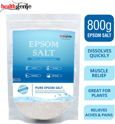 

Healthgenie Epsom Salt for Relaxation and Pain Relief, 800g(800 g)