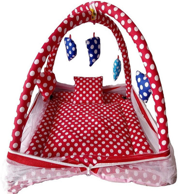 

Krishna Kids Toys Cotton Bedding Set(Red)