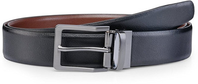 

ALTON Men Casual Black, Brown Genuine Leather Reversible Belt, Multi