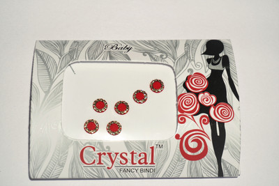 

Crystal Fancy Bindi Girls, Ladies & Women Maroon Bindis(For Indian Women)