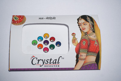 

Crystal Fancy Bindi Girls, Ladies & Women Multicolor Bindis(For Indian Women)