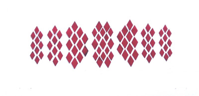 

Shri Ji Collection Maroon Square Bindi ( 3 SIZE ) Forehead Maroon Bindis(Fancy)