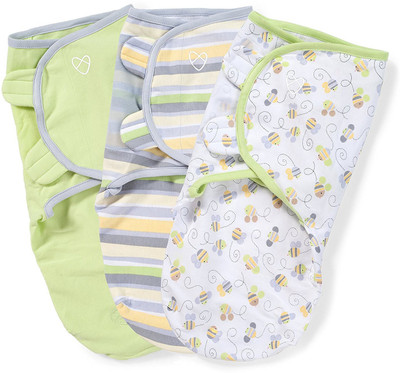 

SwaddleMe Printed  Swadding Baby Blanket(Cotton, Multicolor