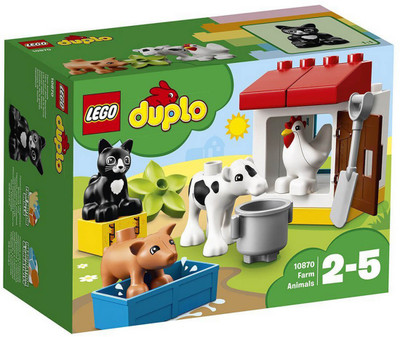 

Lego Farm Animals 10870 - ToySet For Kids 2 to 5 Years (16 Pcs)(Multicolor)