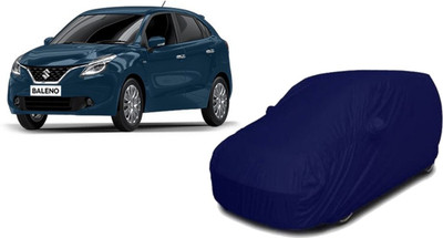 Spellio Car Cover For Maruti Suzuki Baleno (With Mirror Pockets)(Blue)