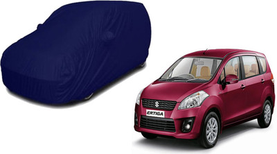Spellio Car Cover For Maruti Suzuki Ertiga (With Mirror Pockets)(Blue)