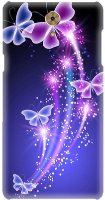 PNBEE Back Cover for Coolpad Mega 2.5D Y83-I00 -Blue Butterfly Printed Back Case Cover(Multicolor, Hard Case)