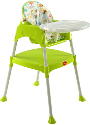 

Chinmay Kids 3 in 1 Convertible Baby High Chair with Cushion(Green)