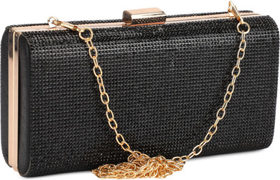 

E2O Party Black Clutch