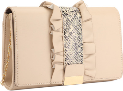 

E2O Party Beige Clutch