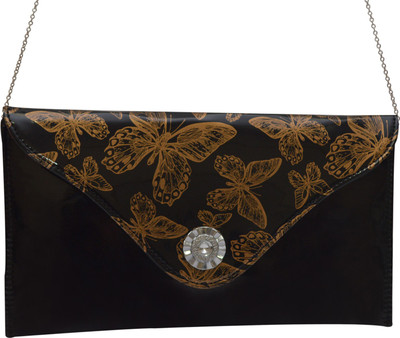 

Knott Casual Black Clutch