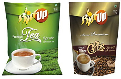 

RiseUpCoffee RiseUp Aroma Premium Leaf Tea, Aroma Premium Filter Coffee Powder, 500 g (Combo of 2) Filter Coffee 500 g(Pack of 2, Caramel Flavoured)