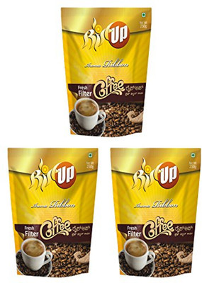 

RiseUpCoffee RiseUp Aroma Ribbon Fresh Filter Coffee Powder, 250g (Pack of 3) Filter Coffee 750 g(Pack of 3, Caramel Flavoured)