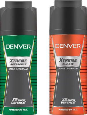 

Denver REVERENCE & BALANCE Deodorant Spray - For Men(300 ml, Pack of 2)