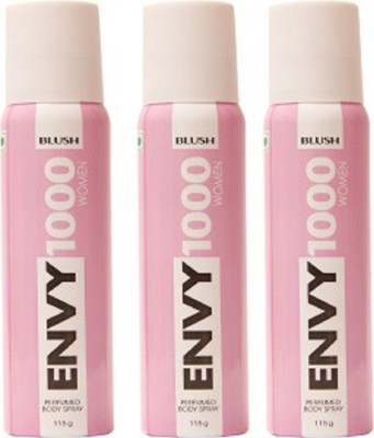 

ENVY BLUSH Deodorant Spray - For Women(360 ml, Pack of 3)