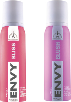 

ENVY SMART BLISS & BLUSH Deodorant Spray - For Women(255 ml, Pack of 2)