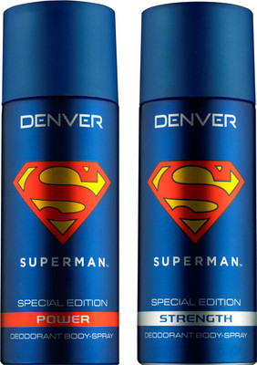 

Denver STRENGTH & POWER Deodorant Spray - For Men(300 ml, Pack of 2)
