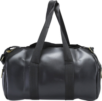 

Desence Women & Girls Stylish Genuine Leather Duffle Cum Gym Bag Travel Duffel Bag Gym Bag(Black)