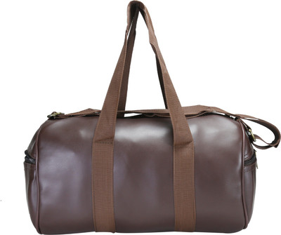 

Desence Women & Girls Stylish Genuine Leather Duffle Cum Gym Bag Travel Duffel Bag Gym Bag(Brown)