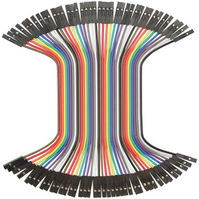 

DIY Female To Female Jumper Wire Bundle 20cm (40pcs)(Multicolor) Electronic Components Electronic Hobby Kit