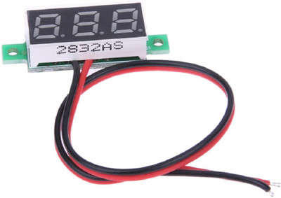 

REES52 RED Led 0.28" Mini 2 Wire Dc Voltmeter Display Lights Electronic Hobby Kit