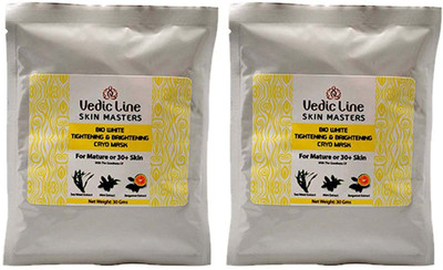 

Vedic Line Skin Masters Bio White Tightening & Brightening Cryo Mask (Pack Of 2)(30 g)