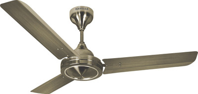 

Havells Fabio Platinum 3 Blade Ceiling Fan(Antique Copper, Pack of 1), Brown