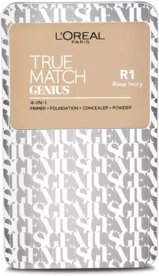 

L'Oreal True Match Genius 4-In-1 Compact Foundation(R1 Rose Ivory)