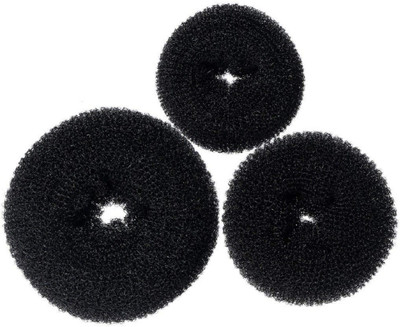 

PRIZLEEN PREMIUM DONUTS FOR WOMEN SET OF 3 HAIR Bun(Black)