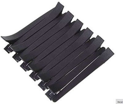 

Osking 12pcs/set Black Duck Mouth Salon Hairdressing Clip Flat Metal Hair Styling Section Clip Accessories Hair Cutting Clips Tool Hair Clip (Black) Hair Clip(Black)