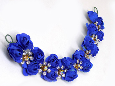 

Fully Beautiful South Indian Style Party Wear Hair Gajra Accessories For Girls , Multicolor Bun(Multicolor)