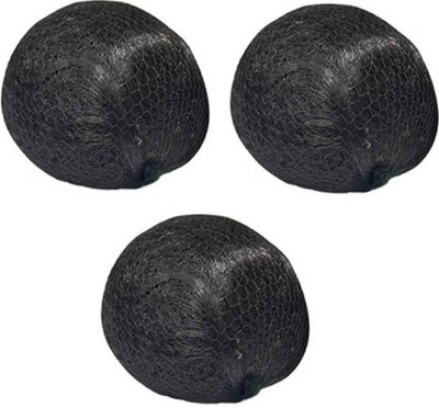 

Majik Juda Bun Maker, hair Accessories For Girls And Women, Black Bun(Black)