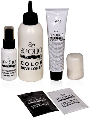 

Aequo Gel Hair Color(Golden Cofee Brown)