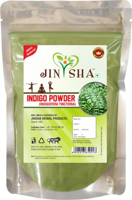 

JINISHA HERBAL PRODUCTS Natural Indigo Leaves Powder (Indigofera Tinctoria) For hair care and Herbal Colorant - Pack of 1 (100 Grams) Hair Color(Green)