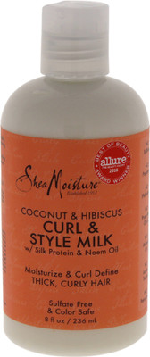 

Shea Moisture Coconut & Hibiscus Curl & Style Milk Cream(236 ml)