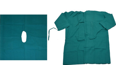 

SR sr-14 Gown Hospital Scrub(green L)