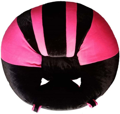 

VAISHNO Baby Training Supporting Seat to Learn Sitting Inflatable Sofa/ Chair(Pink, Black)