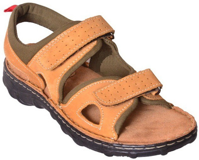 

Mardi Gras Boys & Girls Velcro Strappy Sandals(Multicolor, Tan