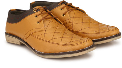 

LIZAA Boys Lace Dancing Shoes(Beige, Tan