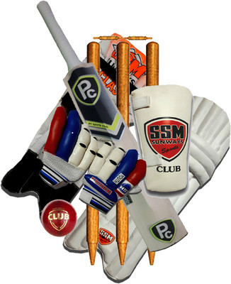 

Grace PC SPORTS COMBO A[LEGUARD,1SG BALL,3 WICKET, PC KW BAT, GLOVES, THPAD} Cricket Kit(Bat Size: 6 (Age Group 11 - 13 Years))