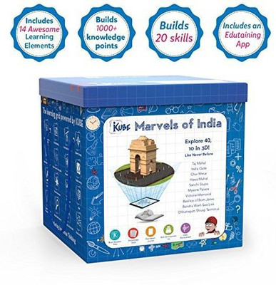 

KUBE | Marvels of India| Educational Game Tool for children ofage group 7-12 years| Uses latest AR VR technology| Best learning toy for kids(Multicolor)