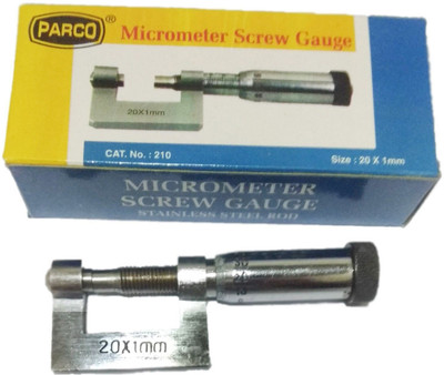 PARCO 20X1mm Micrometer Screw Gauge