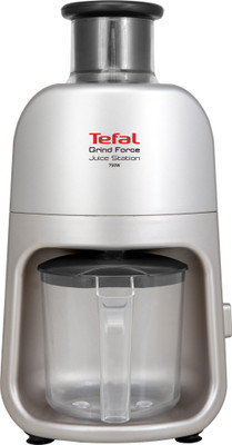 

Tefal Grindforce Juice Station 750 W Juicer Mixer Grinder(Coal, Silver, 4 Jars)