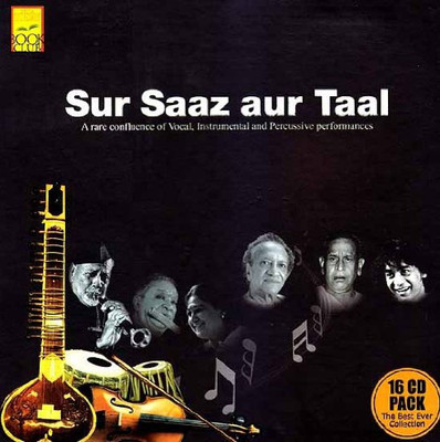 

Sur Saaz Aur Taal The Best Ever Collection (16 CD Pack): A Rare Confluence of Vocal, Instrumental and Percussive Performances Audio CD Standard Edition(Hindi - Reader's Digest)