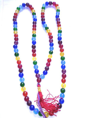 numeroastro Natural & Original 7 Chakra Crystal Mala (108+1) Beads 8 MM Round Beads Mala Crystal Crystal Chain numeroastro Natural & Original 7 Chakra Crystal Mala (108+1) Beads 8 MM Round Beads Mala Crystal Crystal Chain