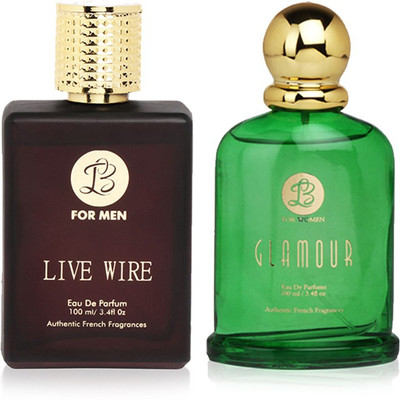 

LB Perfume LB LIVEWIRE AND LB GLAMOUR PERFUME FOR MEN & WOMEN 100 ML EDP(COMBO OF 2) Perfume - 100 ml(For Men & Women)